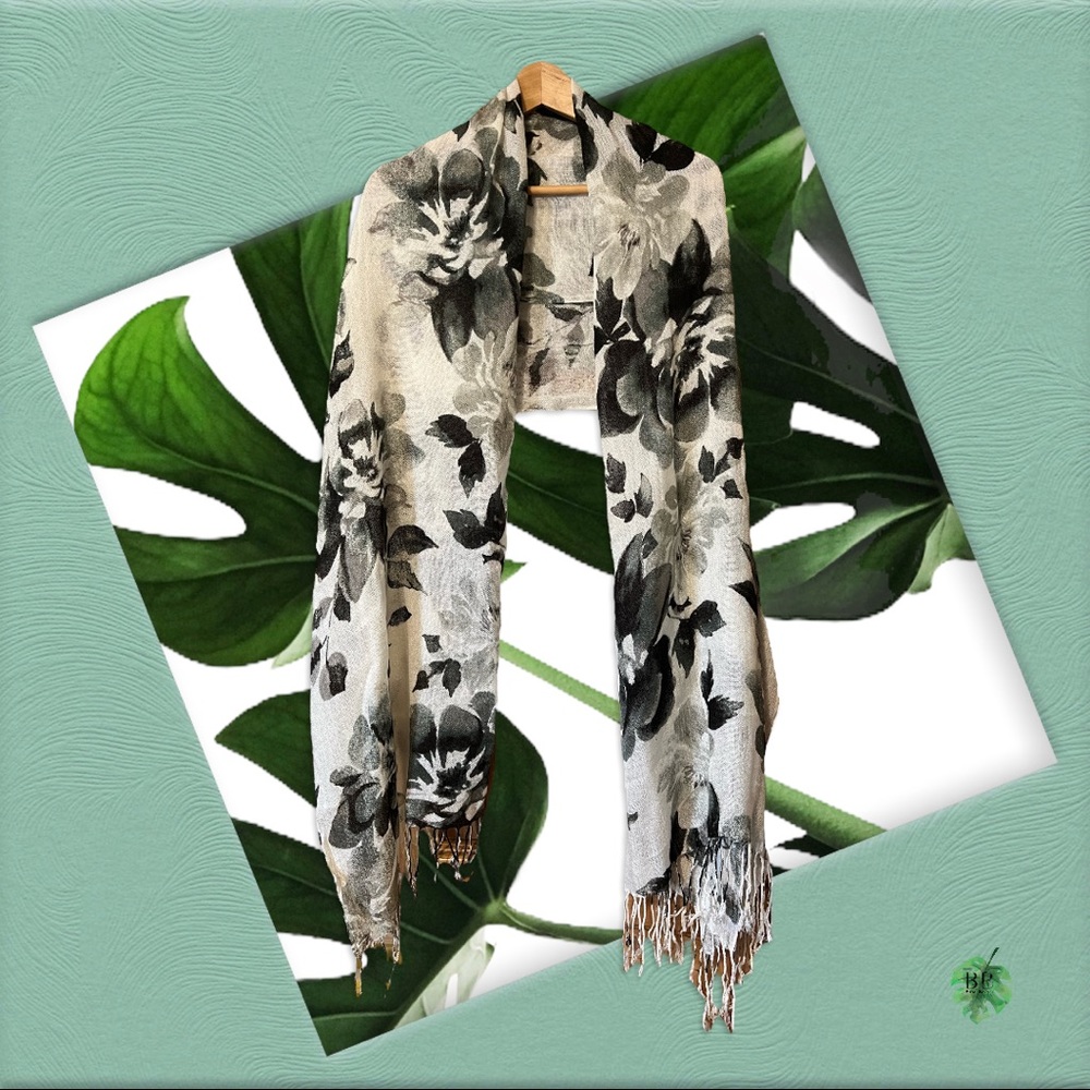 H&M Floral Scarf Shawl